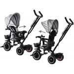 Trojkolka Tiny Bike 3v1 so strieškou – sivý Trojkolka Tiny Bike 3v1 so strieškou – sivý